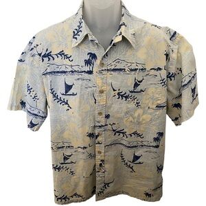 Cooke STREET Honolulu Floral Aloha Hawaiian Men XL